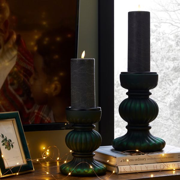 Forest Green Bonbon Candle Holder